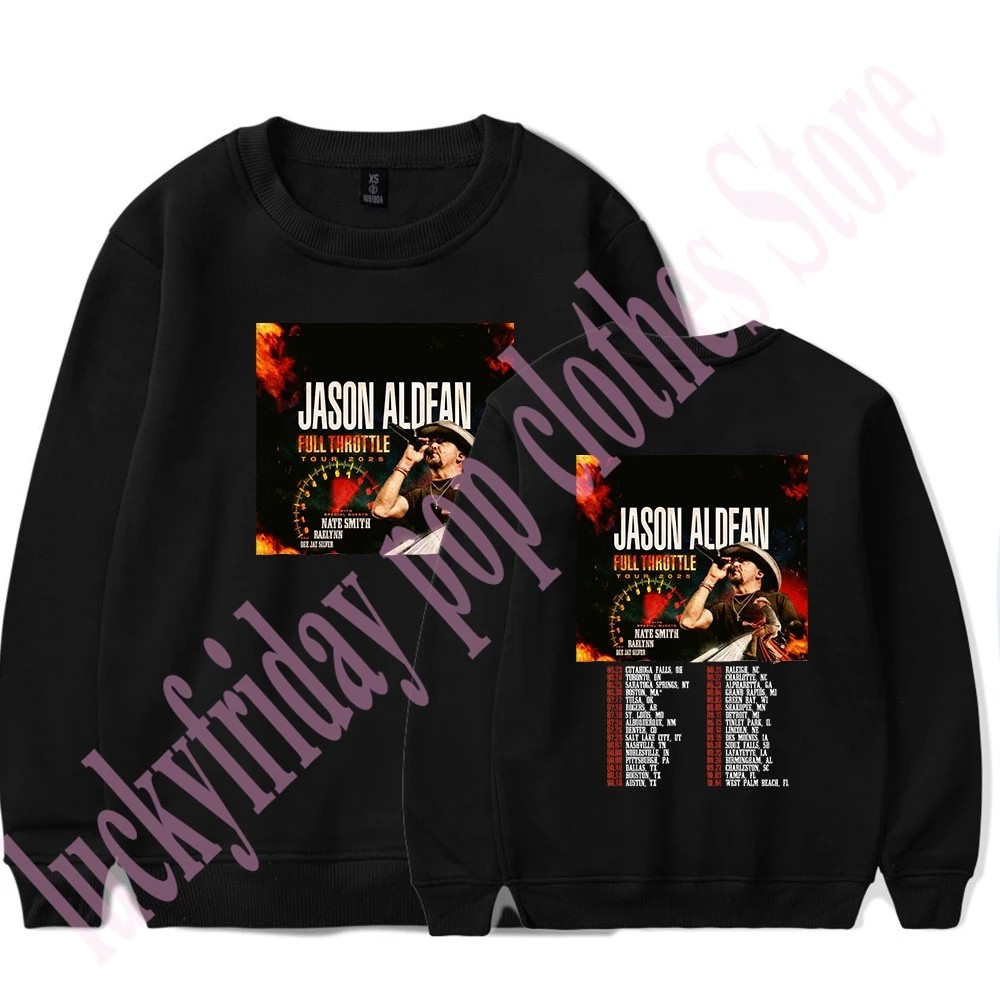 Jason Aldean Ǯ Ʋ  2025 ũ Ʈ Merch  Ҹ м ĳ־ ĵ Ƽ